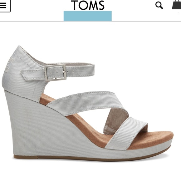 Toms Shoes Wedding Collection Grosgrain Clarissa Wedge Poshmark